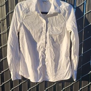 H&M Classic White Button-Up Shirt